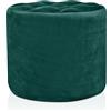 EvergreenWeb Pouf Diamante 50 cm Verde