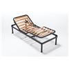 EvergreenWeb Kiwi - Rete in ferro motorizzata con doghe in legno 90x190 cm