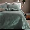 EvergreenWeb Copripiumino Matrimoniale WASHED COTTON Grigio