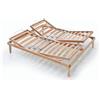 EvergreenWeb Rete Manuale a Doghe Alzate Separate ORANGE MANUALE 160x190 cm