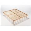 EvergreenWeb Rete Doghe in Legno ORANGE 180x200 cm
