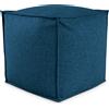 EvergreenWeb POUF QUADRATO PIUMA 100x100 cm Blu
