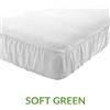 EvergreenWeb Coprimaterasso Soft Green 80x190 cm