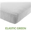 EvergreenWeb Coprimaterasso Elastic Green 160x190 cm