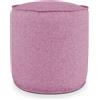 EvergreenWeb Pouf Rotondo da Interno & Esterno Piuma L Rosa