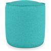 EvergreenWeb Pouf Rotondo da Interno & Esterno Piuma M Verde acqua