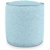 EvergreenWeb Pouf Rotondo da Interno & Esterno Piuma M Celeste