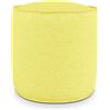 EvergreenWeb Pouf Rotondo da Interno & Esterno Piuma S Giallo