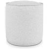EvergreenWeb Pouf Rotondo da Interno & Esterno Piuma S Grigio