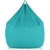 EvergreenWeb Poltrona sacco Pouf Piuma Verde acqua XL