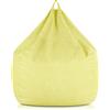 EvergreenWeb Poltrona sacco Pouf Piuma Giallo XL