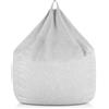 EvergreenWeb Poltrona sacco Pouf Piuma Grigio XL