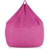 EvergreenWeb Poltrona sacco Pouf Piuma Fuxia M