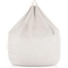 EvergreenWeb Poltrona sacco Pouf Piuma Bianco M
