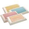 EvergreenWeb Coppia cuscini memory Air Massage Coppia saponetta rosa-giallo