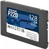 PATRIOT SSD INTERNO P220 128GB SATA3 2,5" Read/Write 500/480 Mbps