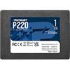 PATRIOT SSD INTERNO P220 1TB SATA3 2,5" Read/Write 500/500 Mbps