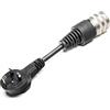 smart Juice Juice Connector, Spina Tipo G UK, Soluzione di Ricarica Auto Elettrica con Regolazione Automatica, Spine per Caricabatterie Auto, Compatibile con Il Juice Booster 2 e Il Juice Booster 3 Air Wallbox