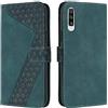 OKZone Cover per Samsung Galaxy A50/A50S/A30S, Custodia in Pelle Samsung A50/A50S/A30S, Cover a Libro Galaxy A50/A50S/A30S Magnetica Portafoglio Folio PU Pelle Flip Caso con Wallet Case Cover (Verde)