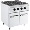 Allforfood Cucina a gas 4 fuochi allforfood k7s200n linea anis