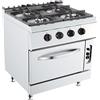 Allforfood Cucina a gas 4 fuochi con forno a gas allforfood k7s210n linea anis