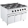 Allforfood Cucina a gas 6 fuochi allforfood k7s201n-3f linea anis