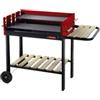 Sandrigarden Barbecue a carbonella sandrigarden sg 73-53 con ruote 115x56x92 cm