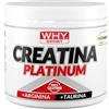 WHY SPORT CREATINA PLATINUM - Creatina - Pre Workout - Integratore Alimentare a Base di Creatina con Arginina e Taurina - 300 g