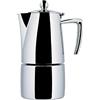 ILSA Caffettiera Espresso Slancio, Induzione, Lucida, Acciaio Inox 18/10, Tazza 2, cl 15