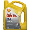 Shell Castrol Shell Helix Hx6 10W40, Olio Motore, 5 lt