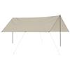 Outsunny Telo Ombreggiante Tessuto Oxford, Protettivo, Borsa, Funi, Picchetti, Aste, 300x500x240 cm, Esterno Confortevole|Aosom