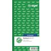 SIGEL BO071 - Quaderno a 360 righe, 10,5 x 20 cm, 2 x 60 fogli, colore: Verde