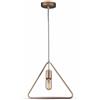 V-TAC Lampadario Portalampada triangolare V-TAC 1MT E27 Ф320mm VT-7321 - SKU 3837 Champagne Gold
