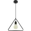 V-TAC Lampadario Portalampada triangolare V-TAC 1MT E27 Ф320mm VT-7321 - SKU 3838 Metallo Nero
