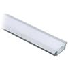 V-TAC VT-8106 Profilo in alluminio colore silver da 2mt copertura satinata per striscia LED 2000 x 24,7 x 7mm - sku 3350