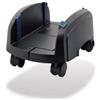 ATLANTIS P002-CS-5AK - Carrellino pc PC - Spondine di sicurezza - 4 rotelle per spostare facilmente il PC - Regolabile in larghezza da 15,5 cm a 25,5 cm