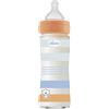 CHICCO Biberon Benessere Flusso Lento, con Tettarella Physio in Morbido Silicone e Finitura Soft Sense, Anticolica, Riduce Rigurgito e Irritabilità, Bottiglia in Vetro da 240 ml, 0 Mesi+, Bambino