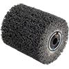Fartools Spazzola in carburo di silicio 80 mm - L 100 mm per decapare metallo, vernici per carrozzeria, preparazione di superfici anteriori di saldatura (superfici piane) Compatibile con macchine REX80