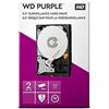 WD Purple - Disco rigido interno 2 TB Videosorveglianza 3.5, Allframe 4K - 180 TB/anno, cache 64 MB, Classe 5.400 RPM