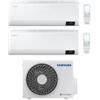Samsung Climatizzatore Condizionatore Dual 12+12 Samsung Cebu Da 12000+12000 Btu Gas R32 con Wifi