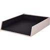 Rössler SOHO - Vassoio portadocumenti A4, formato A4, organizer da scrivania in carta, impilabile, organizer da ufficio, accessori da scrivania, 32 x 26 x 6 cm, 1 pezzo, colore: rosa