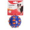 Camon Pallina rotonda bicolore in tpr con punte e squeaker - Diametro 10cm.