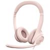 Logitech Cuffie Logitech H390 Usb con microfono Rosa [981-001281]