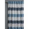 Gardinia Sciarpa con nastro per tende Etamina, bianco-blu 140 x 245cm
