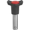 Kipp Bulloni di bloccaggio, forma a sfera a levetta a Thermo PLAST, autobloccante, diametro 8 mm, lunghezza 25 mm, 1 pezzi, k0363.3808025