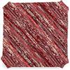HomeLife Coprisedie Cuscini per sedie da cucina set da 6 Pezzi Made in Italy | Copri Cuscini Sedie Cucina Imbottitura Sfoderabile | Copriseduta sedie Jacquard con Alette Fantasia Righe Bordeaux