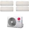 Lg Climatizzatore LG Artcool Color wifi quadri split 9000+9000+9000+9000 btu inverter MU4R27 in R32 A++