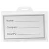 Ufficio personalizzati Porta badge in PVC trasparente - 10x7,2 cm personalizzate o neutre