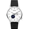 KOMONO Winston Double Subs Blue Men's Japanese Quartz Analogue Watch with Leather Strap