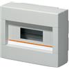ELETTROCANALI CENTRALINO DA PARETE 12 MODULI IP40 SENZA SPORTELLO GRIGIO SERIE610-EC61012